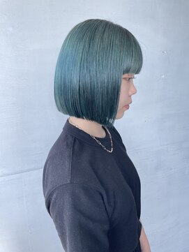 リノショアーズ ショウナン 辻堂店(RinoShores SHONAN) 10代20代★大人かわいいダブルカラーブリーチブルーグレー寒色系