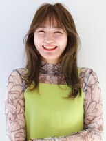 ヘアサロン ガリカ 表参道(hair salon Gallica) 【Ayu。】ブリーチなしダブルカラー/オリーブベージュ/レイヤー