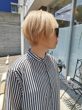 グラッチェ(grazie) 似合わせ小顔カット♪ミルクティーベージュ