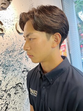 オーパスクリエ (OPUS CREER) 直毛さん必見！ニュアンスパーマ毛流れ刈り上げセンターパート！