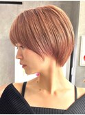 30代40代大人女性/前髪ありショートボブ/ショートヘア/髪質改善
