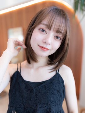 ハバナ 渋谷(HAVANA) 20代30代大人かわいい/グレージュカラー/ショートボブ/小顔/前髪