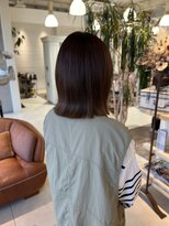 オブジェ シエル(obje't ciel)&nbsp;【obje’t ciel】くびれボブ/ナチュラルブラウン【暮石唯】