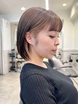 グラフ 銀座(GRAFF) 前下がりボブイヤリングカラー