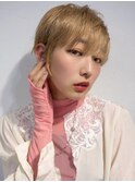 似合わせマニッシュショート/ブリーチカラー