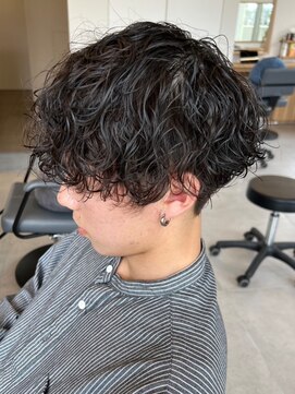 クラップス オル 金沢八景(CLAPS Ore) 波巻きスパイラルパーマメンズマッシュパーマツイストパーマ