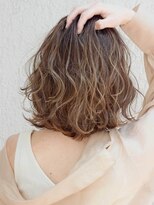 バブーバイビューティービースト 高知店(ba-boo by beauty:beast Academy)&nbsp;アッシュベージュ_外ハネボブ