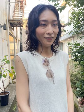 アミリ 代官山(AmiLi) デザインカラー/オリーブベージュ/ウエットヘア【代官山】