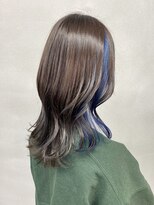 イロハ(IROHA)&nbsp;グレージュ×ブルーカラー