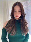 韓国風髪質改善くびれレイヤー