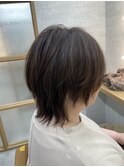 伸ばしかけの方やショートに飽きた方にオススメ◎ミニウルフ＊