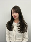 韓国スタイル/ナチュラルくびれへア_くびれ巻き_レイヤーカット