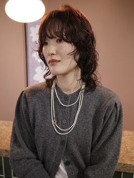 ピュー(Piu-) 【マレットパーマ/渥美怜子】ウェーブ/ミディアムパーマ