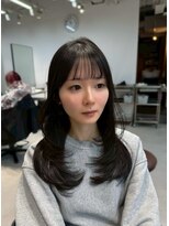 ザシェノンウメダ(THA CHAINON UMEDA) イメチェン/ピンクベージュ/アンブレラカラー/前髪/心斎橋