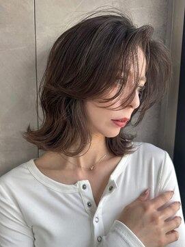 トルネード(TORNADO) カーテンバングレイヤーボブ　海外風　外国人風　A0306