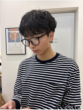 ハニー 町田(HONEY) マッシュ/ニュアンスパーマ/黒髪/ツーブロック