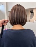 ハイライトバレイヤージュダブルカラーケアブリーチ20代30代40代