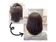 エヌツー(N2)の雰囲気（縮毛矯正で、うねり＆広がりとサヨナラしましょ♪）