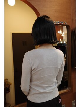 チャプター 問屋町(chapter) 髪質改善トリートメント外はねボブ切りっぱなしボブ韓国ヘア岡山