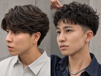 ノードオム 栄(NODE HOMME)の写真/《*フェザーパーマ/アクティブショート*》10代~20代のトレンドデザインで「モテ」を意識するならコレ*