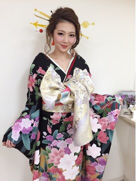 ヘアーセットサロン ピンキー(Hairset Salon Pinky) Pinky☆振袖花魁スタイル