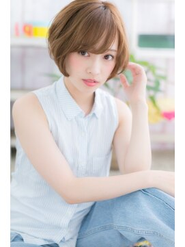 ヘアアンドビューティー ミック(Hair & Beauty miq) やわふわ質感♪前下がりアシメショート(miq阿佐ヶ谷)