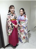 編み込みアレンジ