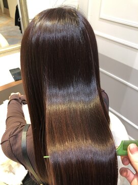 アンド ラ ブランシュ(&.La Blanche) 大宮髪質改善*大宮ヘッドスパ*美髪/暖色/チェリーブラウン