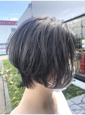 【透明感】ショート×ダークグレージュ☆