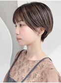 【なかじま ひびき】ハイライト×ショートボブ