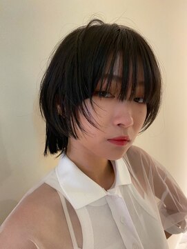 アヴァンス 天王寺店(AVANCE.) ショートウルフ×束間