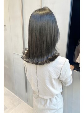 ガリカ 横浜(Gallica) 透明感オリーブグレージュブリーチなしダブルカラー