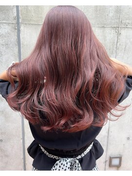 グロウバイニューヨークニューヨーク(Grow by NYNY) 【打越】ロング×ピンクブラウン