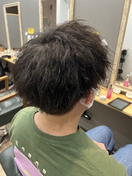 エニー 四条大宮(aNy) マッシュツイストパーマ