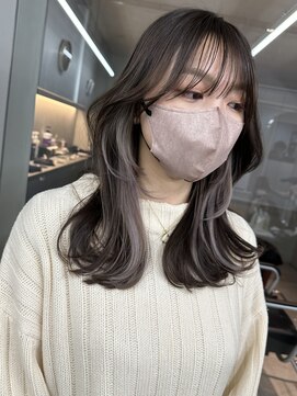 サイン 表参道(SIGN) 韓国ヘアイメチェンハッシュカット似合わせカットレッドブラウン