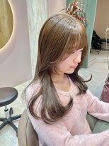 ブラン(blanc)&nbsp;透明感カラー/ミルクティーベージュ/レイヤーカット