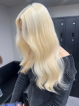 ベレーザ 渋谷(BELEZA) 7226韓国ブロンドハイライトグラデーション艶髪ハイトーンカラー