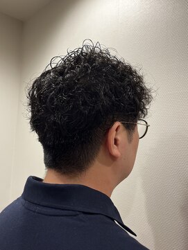 銀座マツナガ 神田店 30代40代大人オシャレツーブロックプードルパーマ