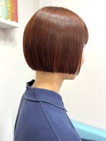 リコ 池袋東口店(Liko)&nbsp;【Liko　池袋東口店】ミニボブ　丸みボブ　ベージュ　艶感