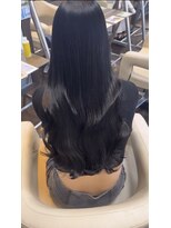 アヴァンス 西田辺(AVANCE.) 艶ブルーブラック!ワンホン巻き