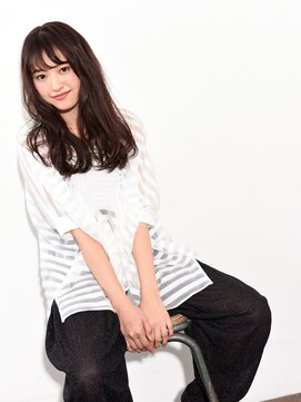 カバーヘア ブリス 川口(COVER HAIR bliss) 波巻きレイヤーパーマショコラブラウン透明感ロングtk6川口