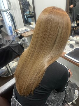 ネウィサリュー 立川(newi saLyu) 韓国/髪質改善/酸性ストレート/ケアブリーチ/ブロンド/ロング