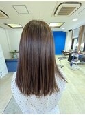 切りっぱなし/マロンベージュ