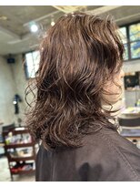 ナループロアオハナ(Nalu pu loa ohana)&nbsp;パーマウルフパーマレイヤーパーマウェーブパーマウルフカット