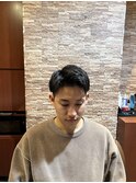 銀座 アイロンパーマ アップバングショート