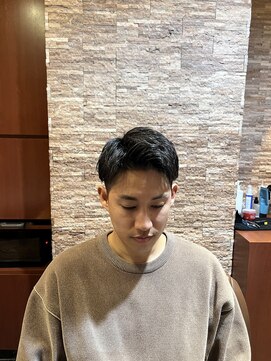 アールドボーテ 理容室(R de Beaute) 銀座 アイロンパーマ アップバングショート