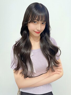 ユーフォリア 渋谷グランデ(Euphoria SHIBUYA GRANDE) ダークグレージュ 透明感カラー 顔周りカット くびれ 美髪 艶髪