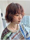 ボブパーマプードルパーマレディースパーマニュアンスパーマ奥東