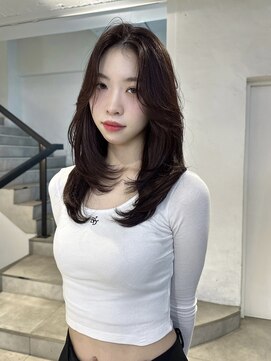 ゼスト パーク(ZEST PARK) ウェーブミディアム似合わせカット韓国レイヤー吉祥寺　kanox