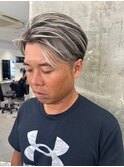 波巻きツイストスパイラルパーマ/フェザーパーマ/眉毛/メンズ